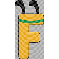 Cartoon letters-CL 309